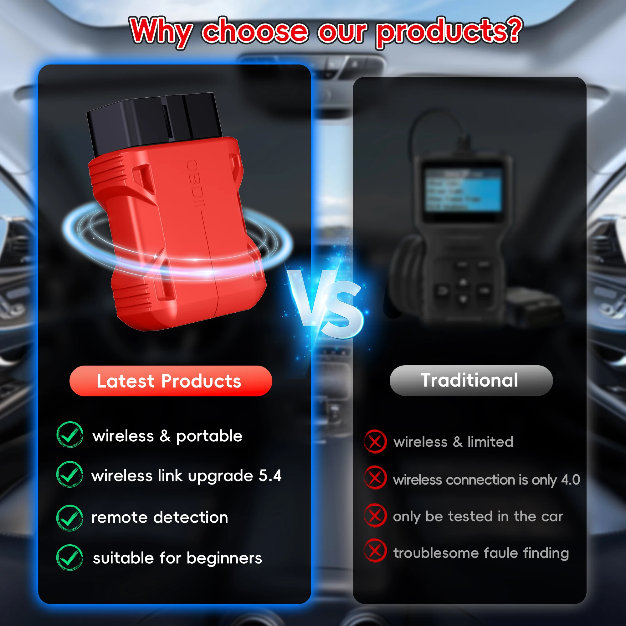 Bluetooth OBD2 Car Diagnostic Scanner - Image 6
