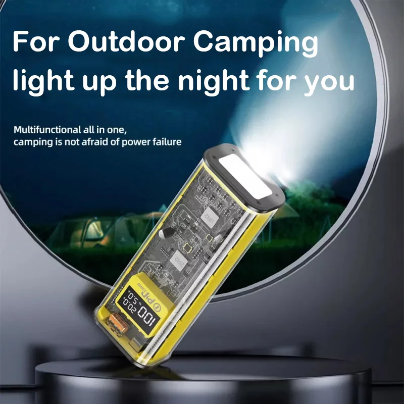 20,000mAh Transparent 100W Power Bank - Image 4