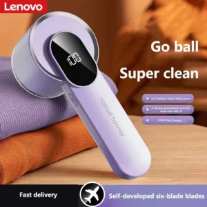 Lenovo Rechargeable Fabric Shaver with LED Display