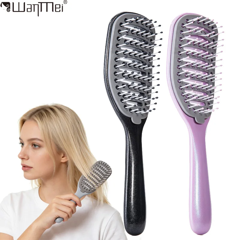 Self-Cleaning Retractable Hair Brush