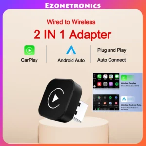 2-in-1 Wireless CarPlay and Android Auto Adapter