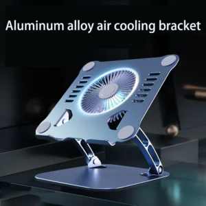Aluminium Laptop Stand with Cooling Fan