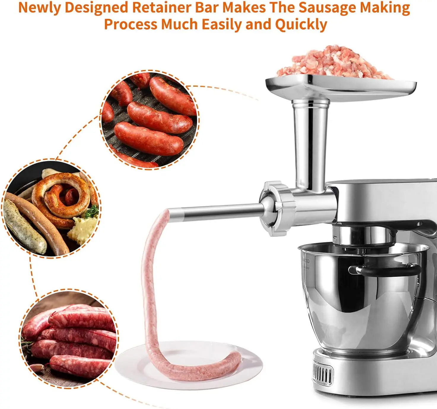 Food Grinder Attachment for Kenwood Chef Mixers - Image 4