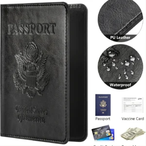 RFID-Blocking Passport Holder and Travel Wallet