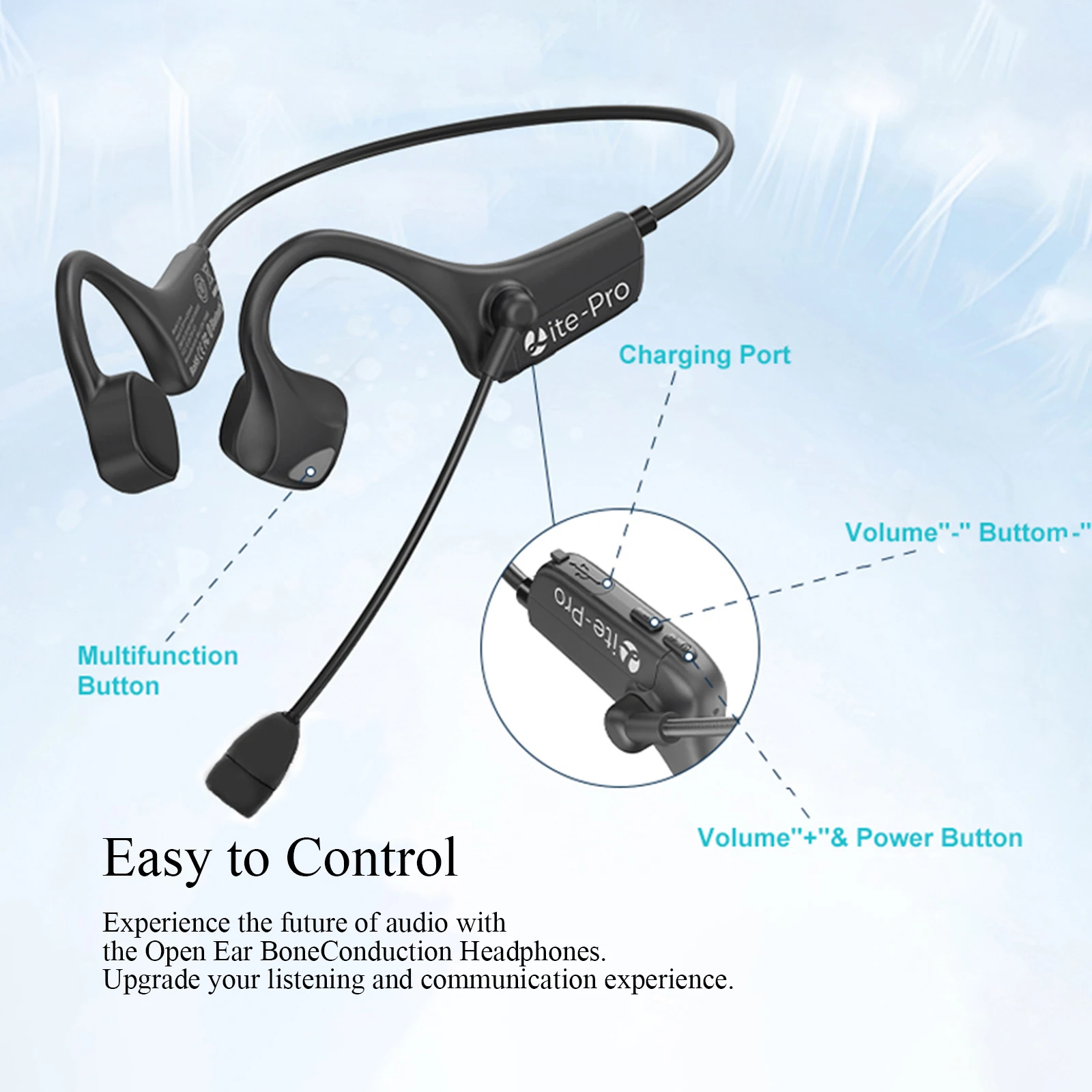 Open-Ear Bone-Conduction Bluetooth Headphones - Image 6