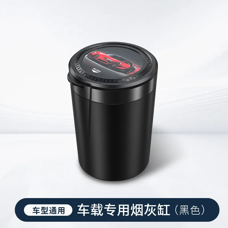 Portable LED Car Ashtray with Lid - Image 7
