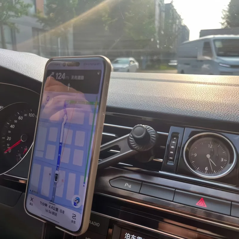Magnetic Car Phone Holder with Metal Hook - Image 4