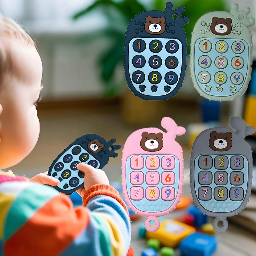 Montessori Silicone Remote-Control Teether - Image 2