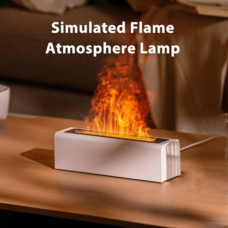 Flame-Effect Aroma Diffuser with 7-Colour Light - Image 6