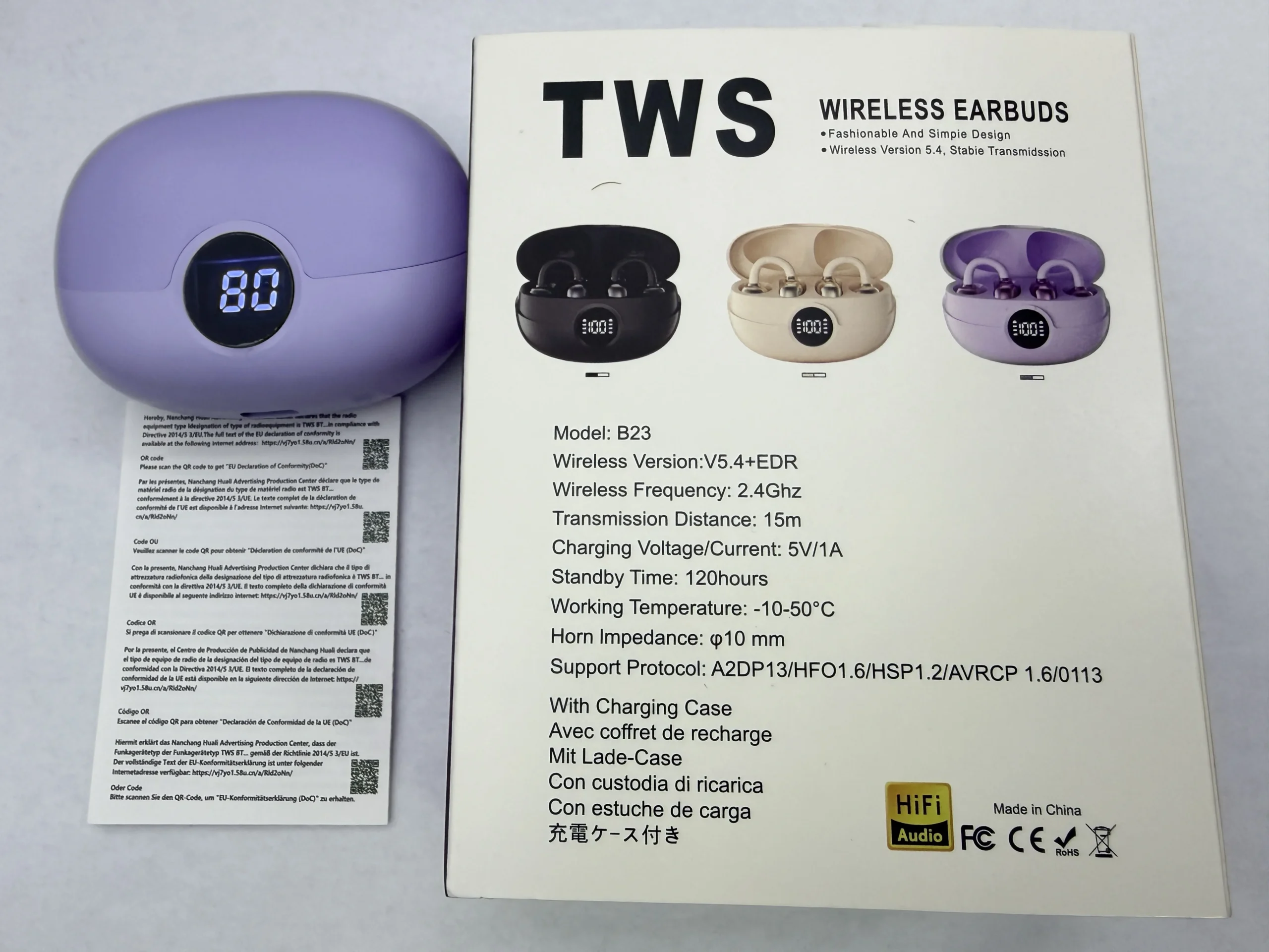OWS Clip-On Open-Ear Wireless Earbuds - Image 5