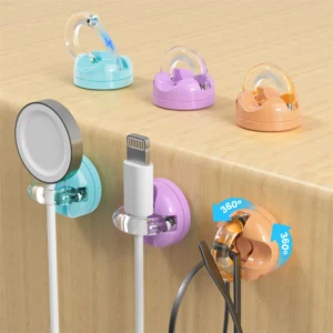 6-Pack Magnetic Desktop Cable Organisers