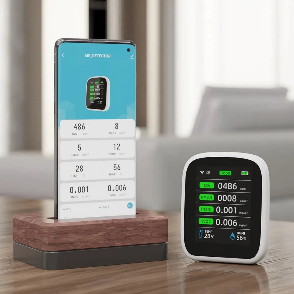 Tuya Wi-Fi 8-in-1 Air Quality Monitor