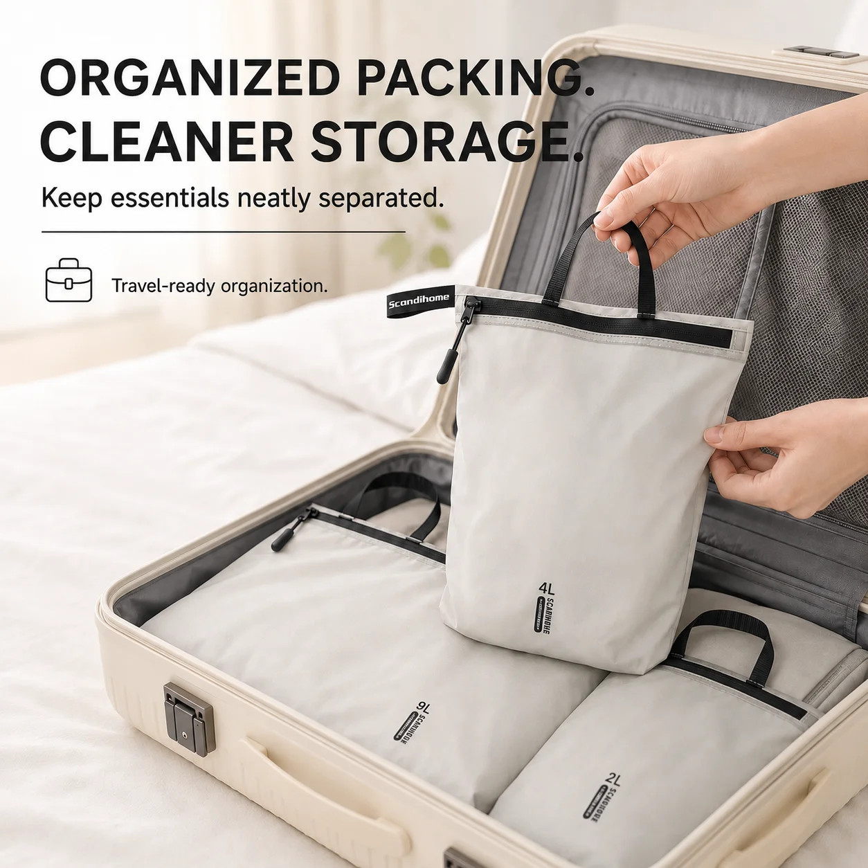 Water-Resistant Travel Packing Organiser Pouch - Image 6