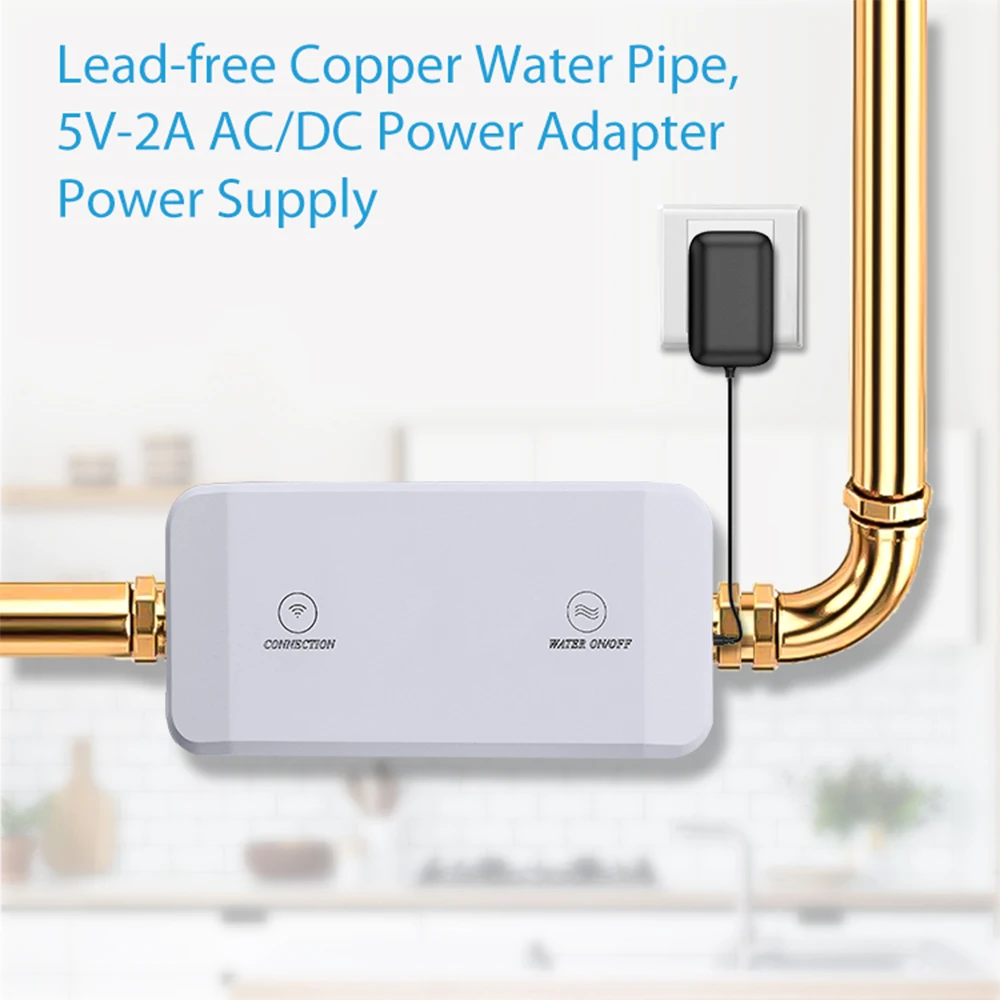 Tuya Wi-Fi Smart Water Valve and Leak Detector - Image 3
