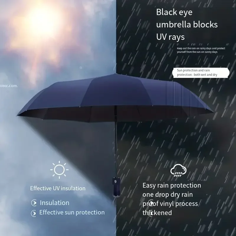 Automatic Reverse-Folding Umbrella with LED Light - Image 4