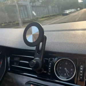 Magnetic Car Phone Holder with Metal Hook