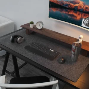 XXL Wool-Felt Desk Mat and Mouse Pad