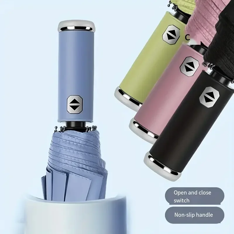 Automatic Reverse-Folding Umbrella with LED Light - Image 2