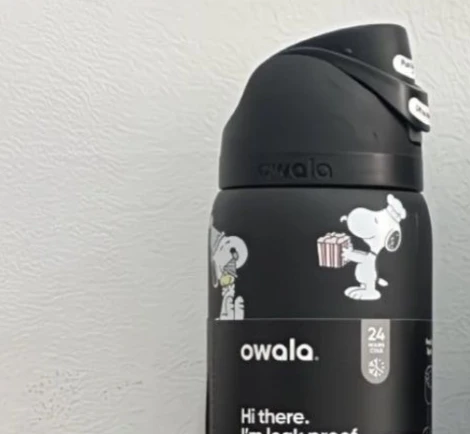 24oz Snoopy Stainless-Steel Insulated Water Bottle - Image 8