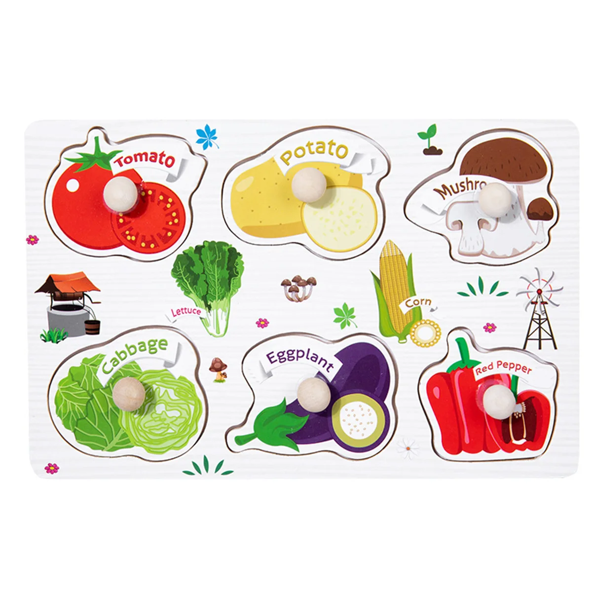 Wooden Montessori Jigsaw Puzzle - Image 15