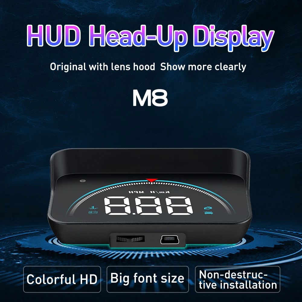 M8 OBD2 Car Head-Up Display