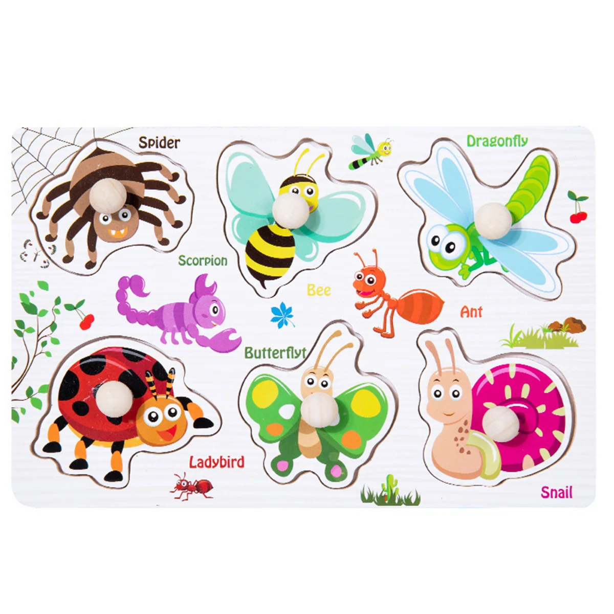 Wooden Montessori Jigsaw Puzzle - Image 7